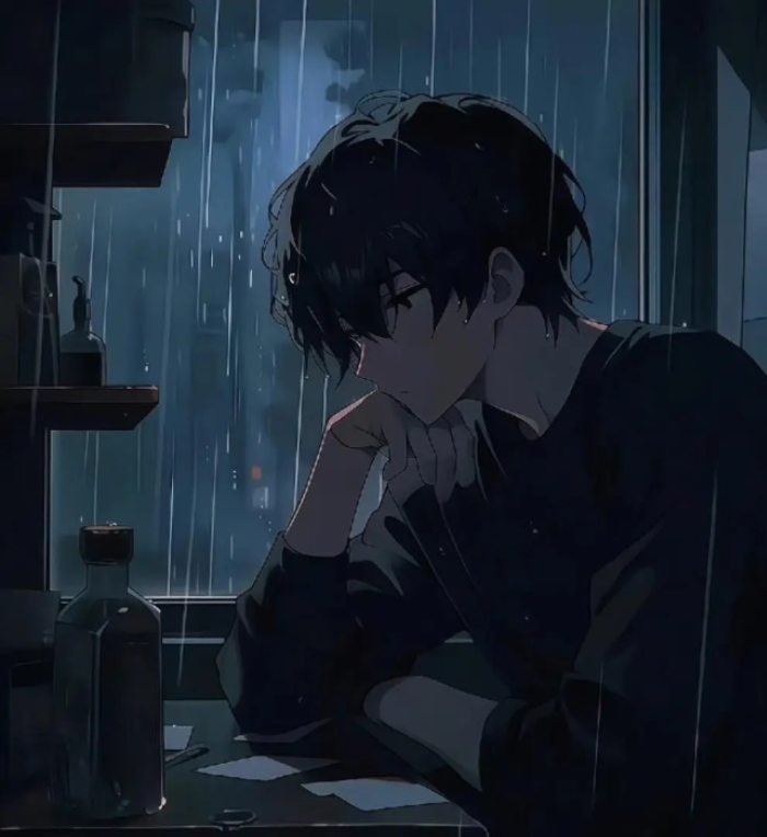 grey discord pfp with a soft atmospheric feel