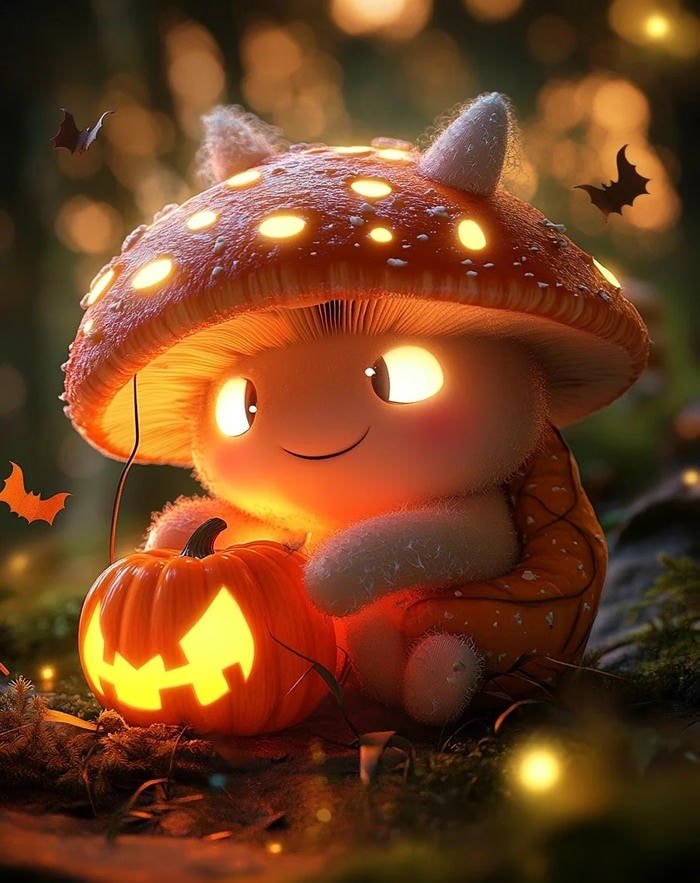 icon mushroom pfp in minimal aesthetic style