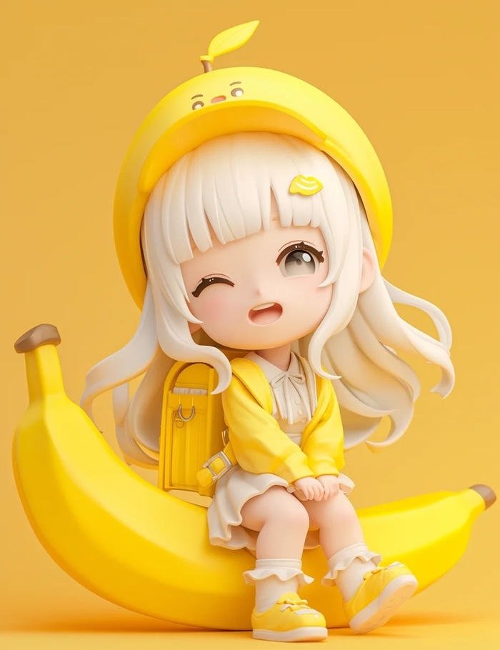 image banana pfp designed for social media