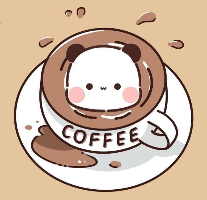 image coffee pfp in cozy morning light setting