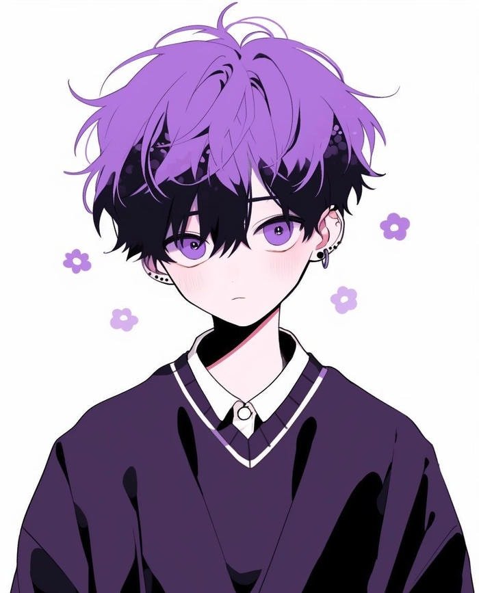 image purple discord pfp dark aesthetic avatar style
