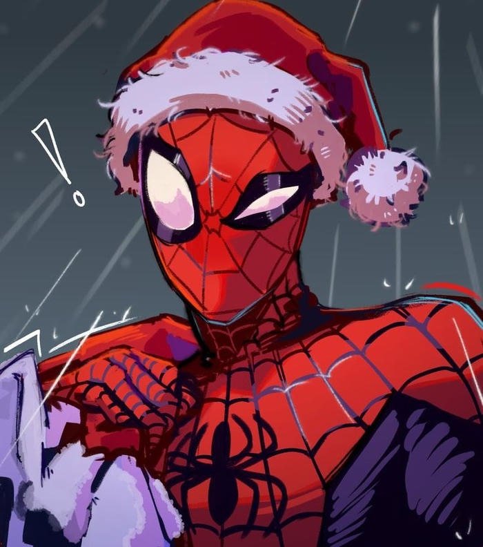 image spider man cute friendly superhero vibe