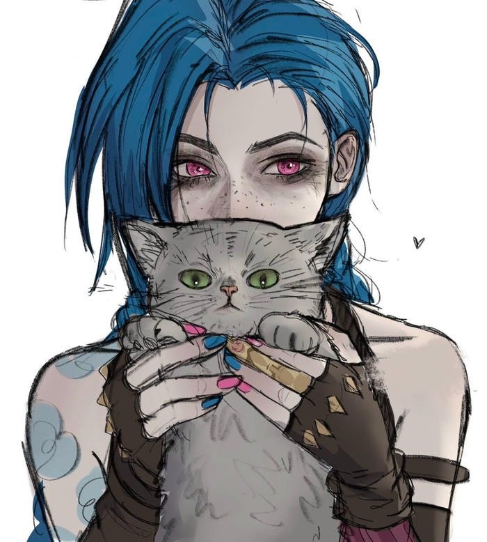 jinx pfp presenting excitement fueled by instability