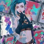 jinx pfp reflecting impulsive behavior and inner tension