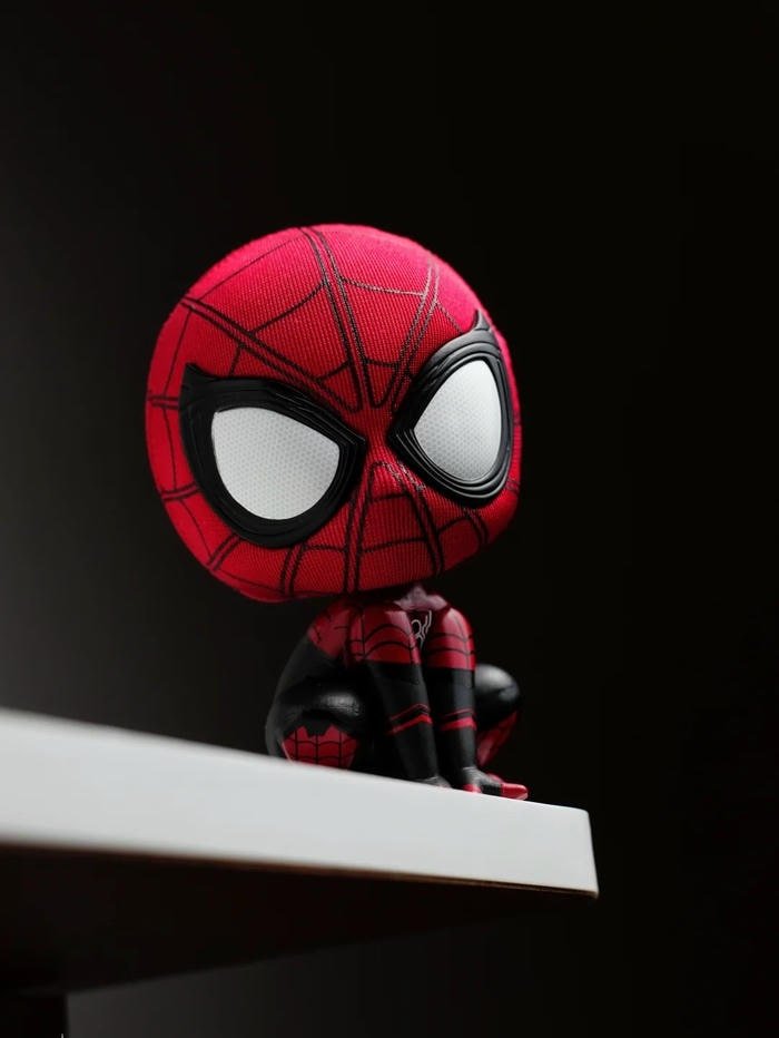 joyful cartoon expression spider man cute