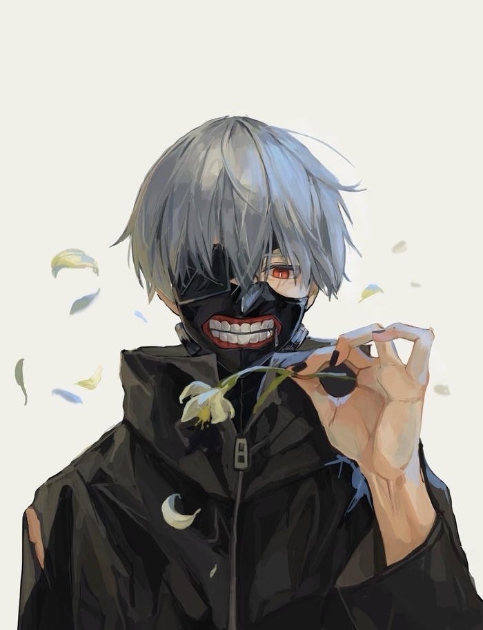 ken kaneki pfp highlighting psychological pressure and focus