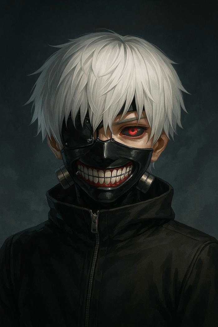 ken kaneki pfp reflecting isolation and mental strain