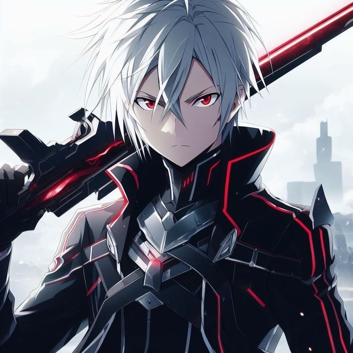 kirito pfp capturing a moment of thoughtful resolve