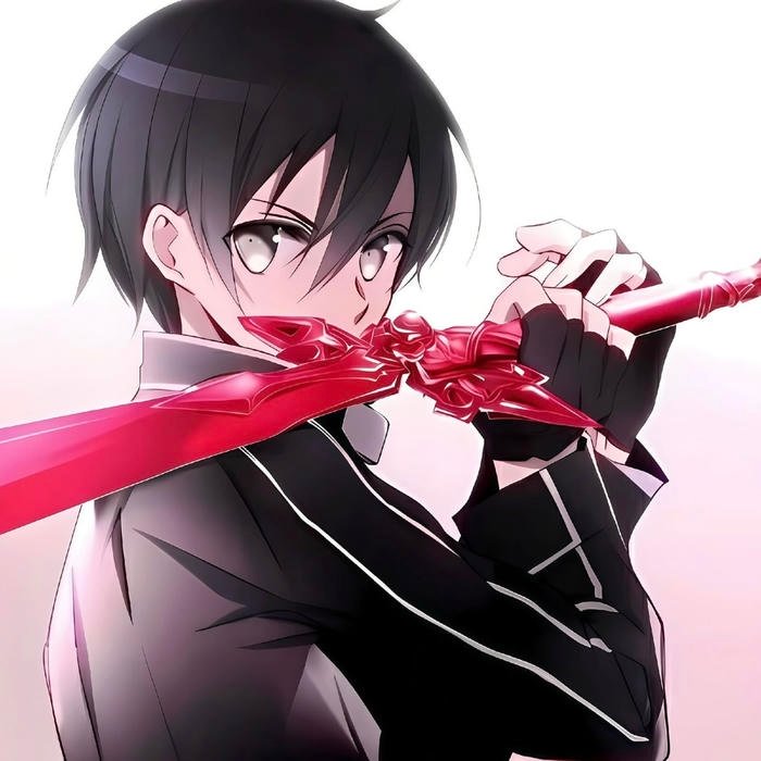 kirito pfp highlighting calm awareness before action