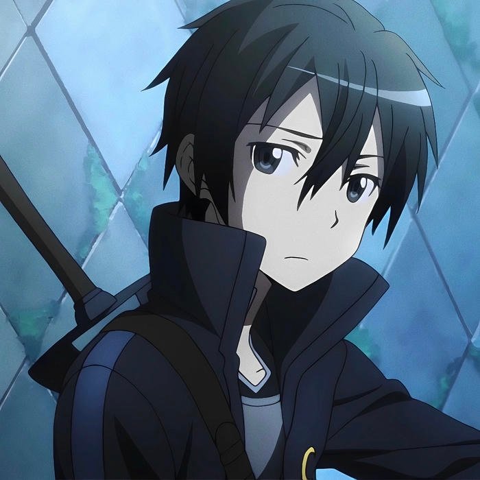kirito pfp shaped by experience and resolve