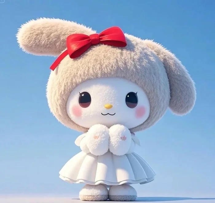 my melody pfp dreamy soft pink mood