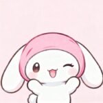 my melody pfp soft kawaii profile style