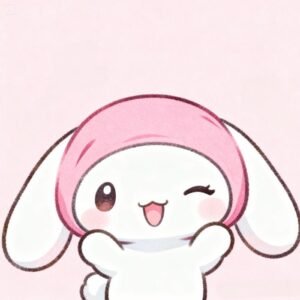 my melody pfp soft kawaii profile style