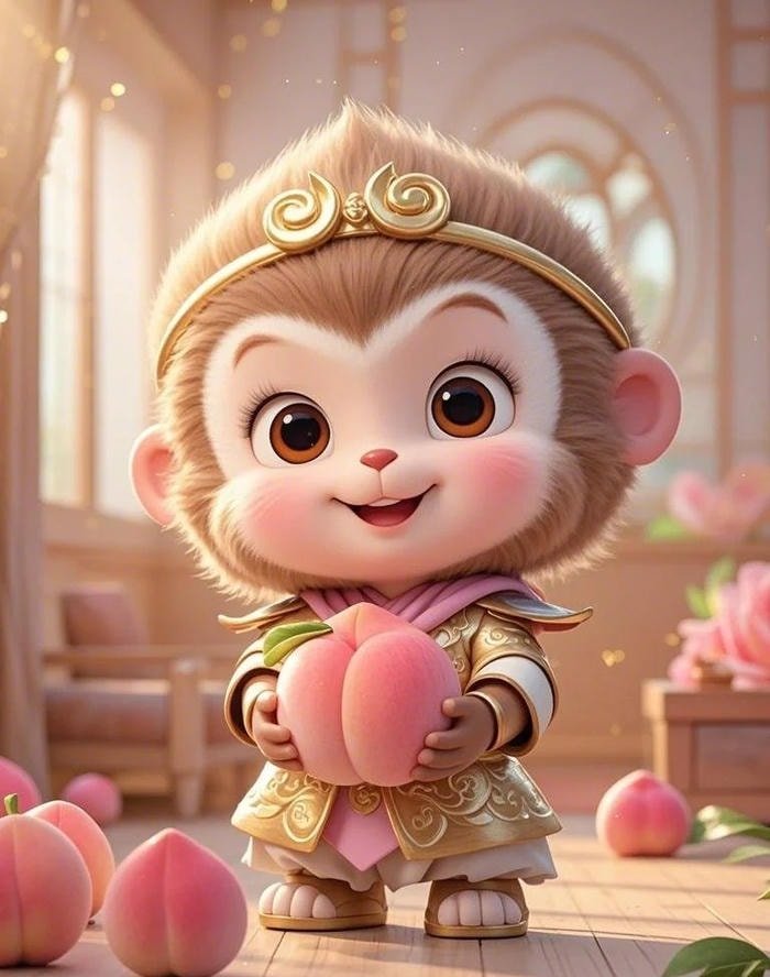 natural light monkey pfp with calm mood