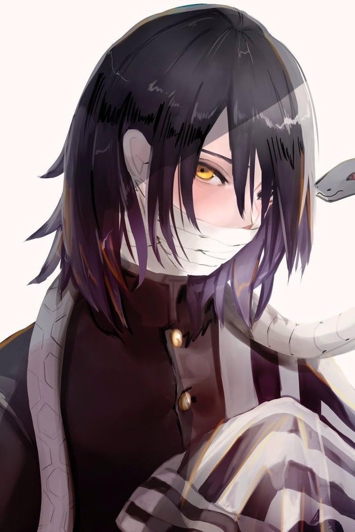 obanai pfp built around constant awareness and focus