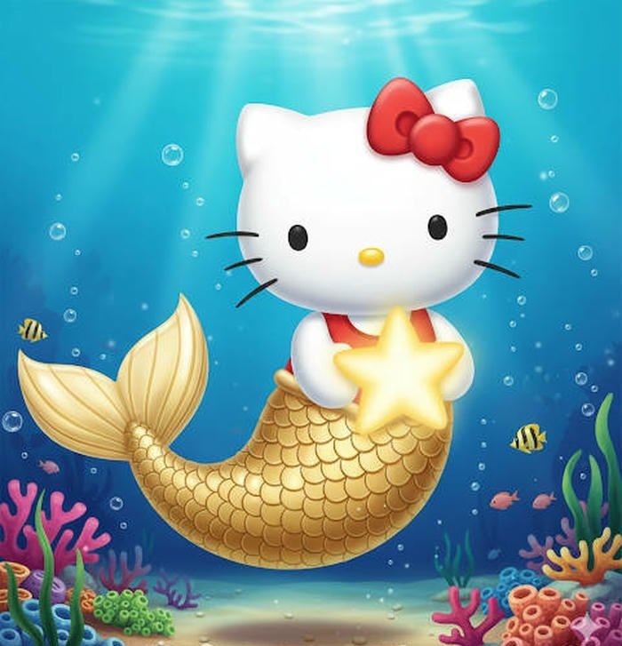 picture funny hello kitty exaggerated emotion avatar