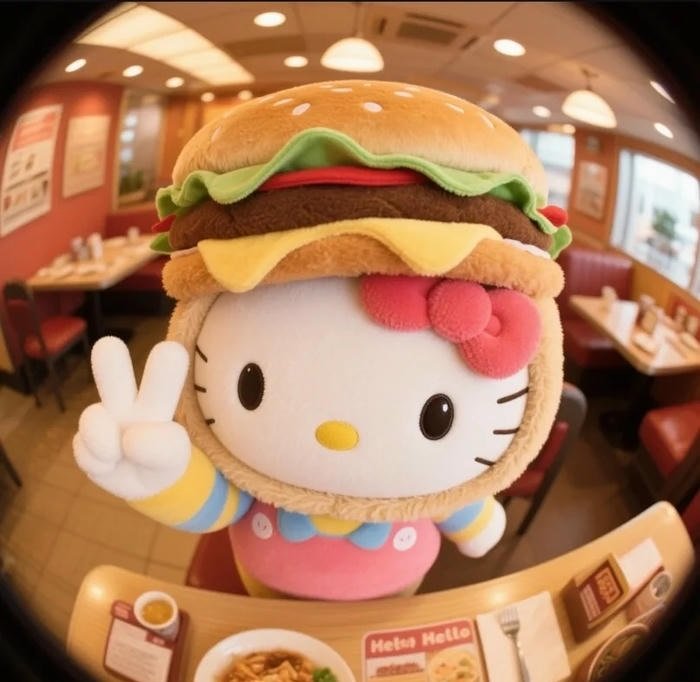 picture funny hello kitty funny shocked expression