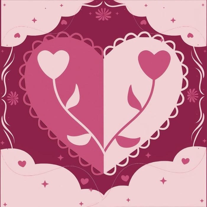 picture heart pfp soft glow heart design