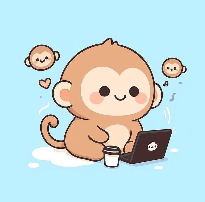picture monkey pfp showing cheerful mood