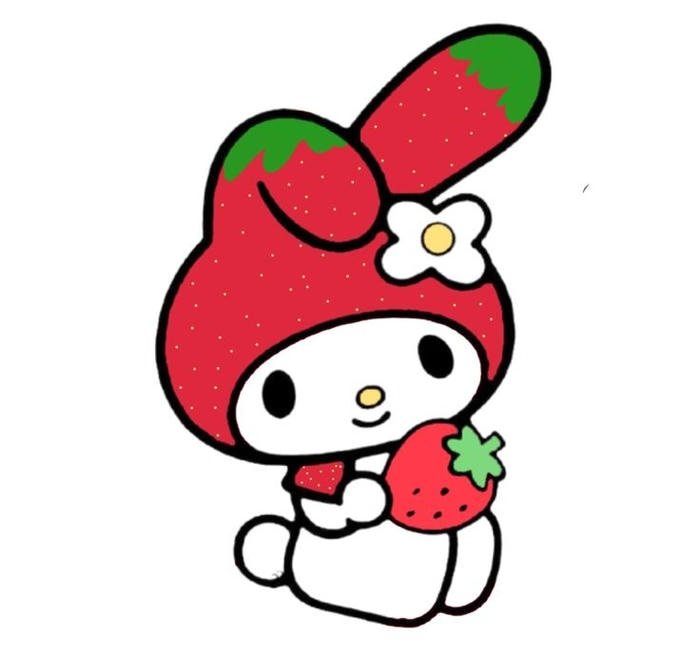 picture my melody pfp dreamy soft color palette