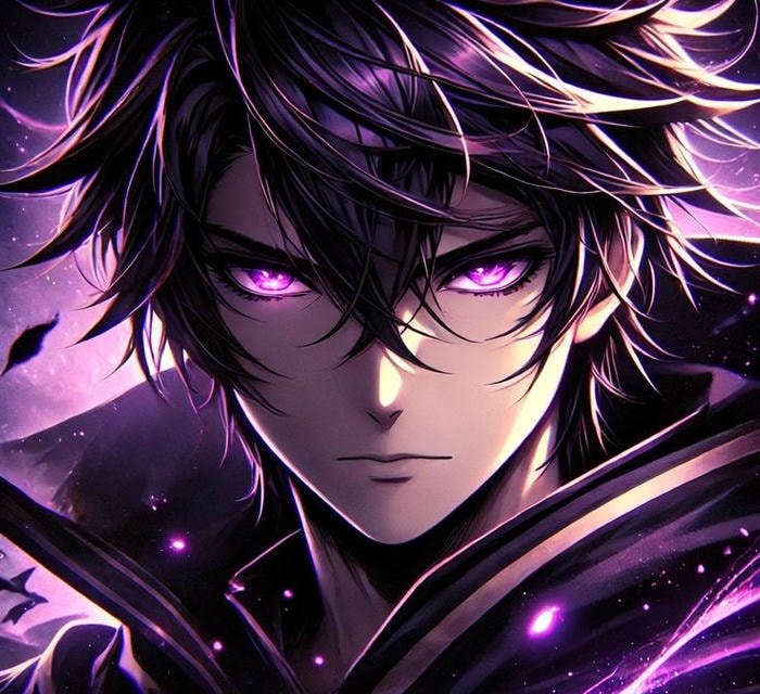picture purple discord pfp glowing purple avatar design