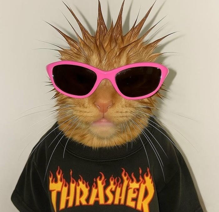 picture silly cat pfp ridiculous feline avatar