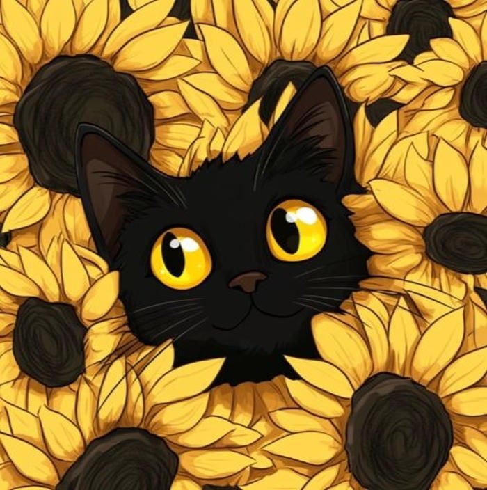 picture sunflower pfp with natural vibe