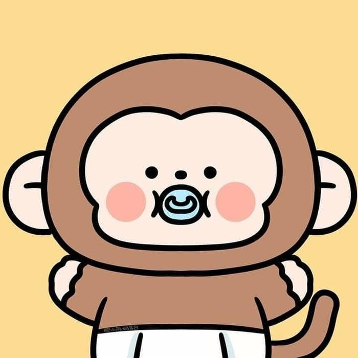 portrait monkey pfp with clear facial detail