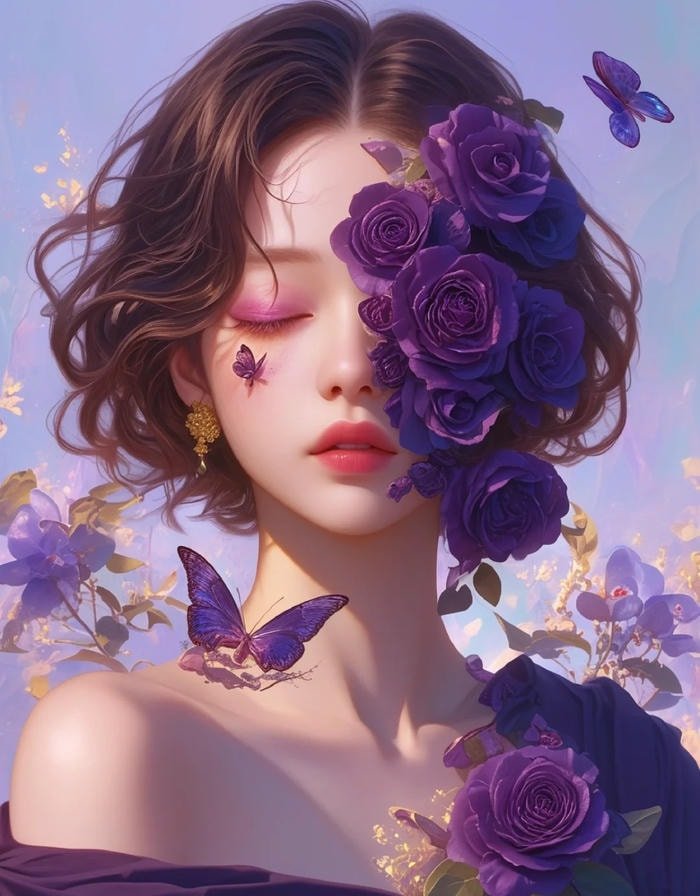 purple discord pfp soft violet visual mood