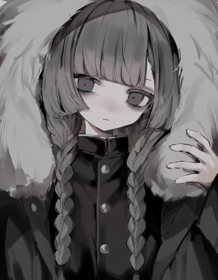 quiet visual tone grey discord pfp artwork