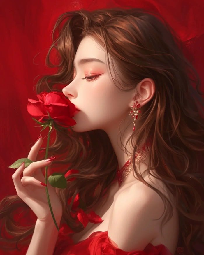 red discord pfp strong presence avatar style