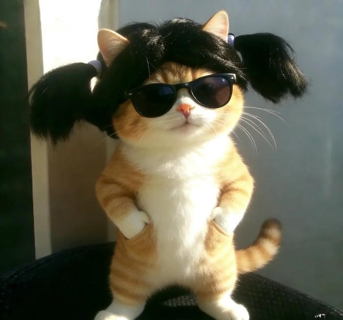 silly cat pfp weird funny cat face