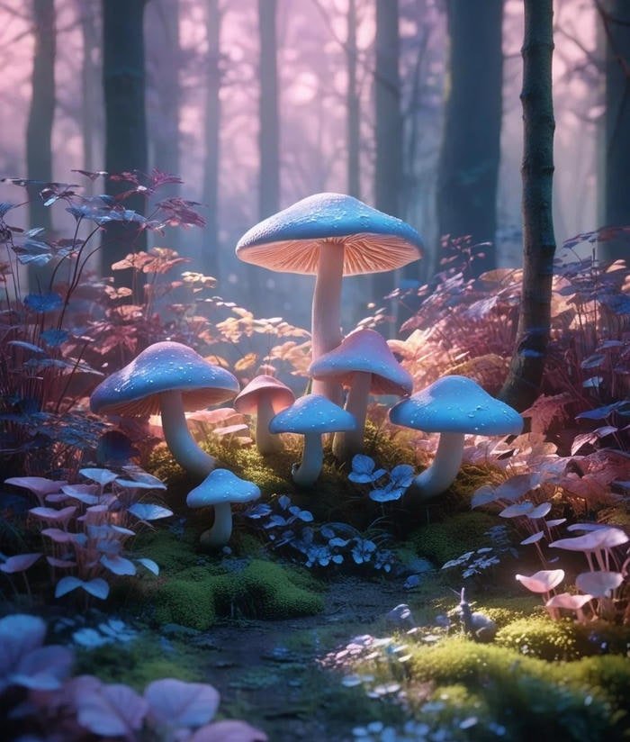 soft autumn image with mushroom pfp