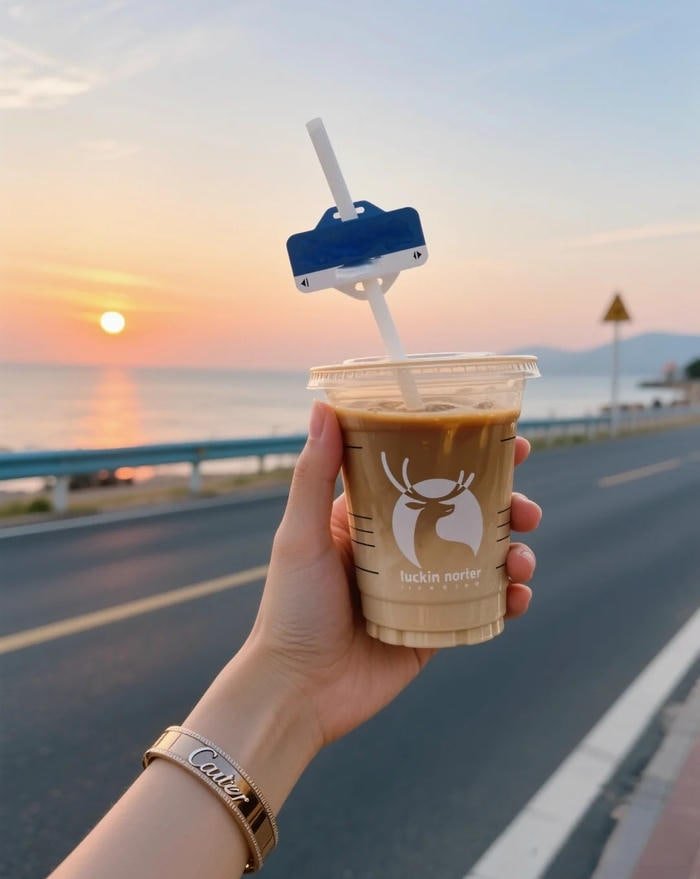 soft neutral morning vibe coffee pfp aesthetic