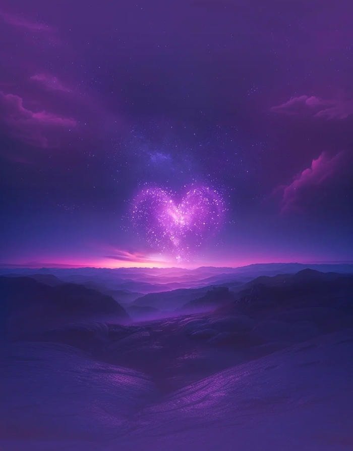 soft violet glow avatar purple discord pfp