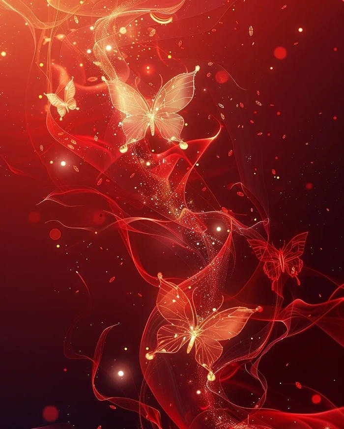 strong power aura avatar red discord pfp