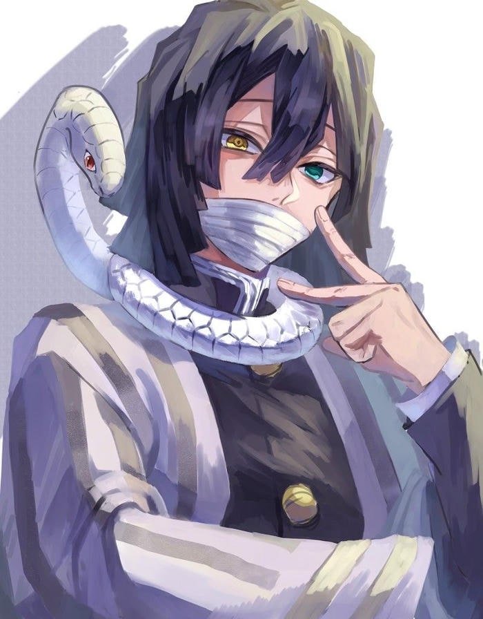 strong sense of alertness visible in obanai pfp