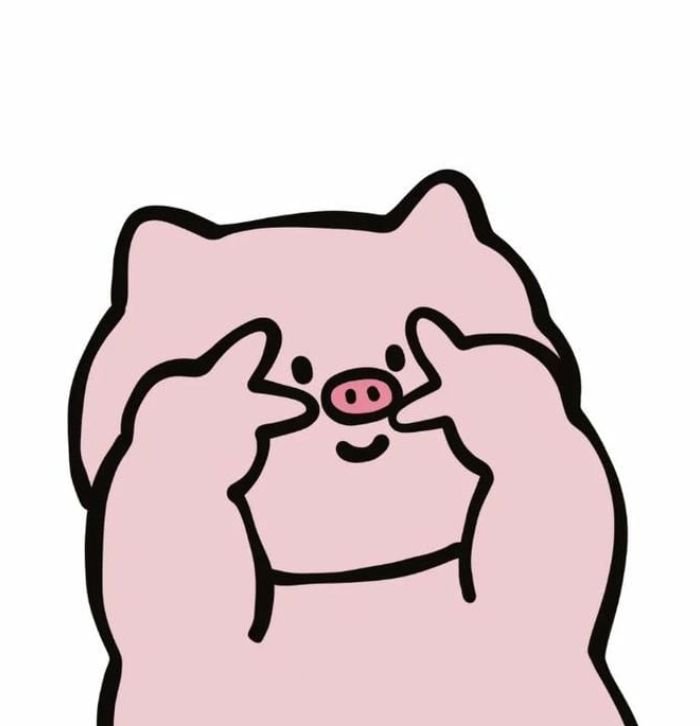 this corny pfp delivers awkward humor at first glance