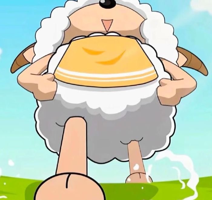 this corny pfp embraces funny faces and randomness