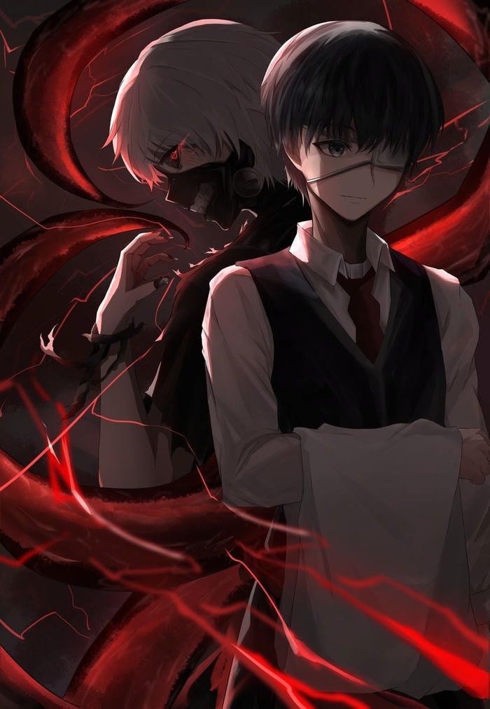 troubled presence defines this ken kaneki pfp
