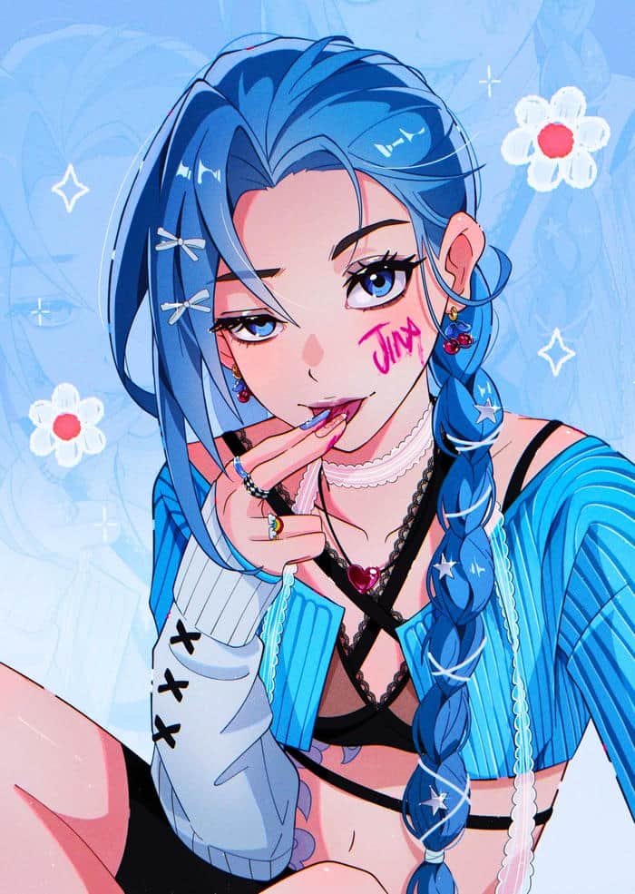 volatile presence defines this jinx pfp