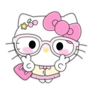 weird adorable cartoon humor funny hello kitty