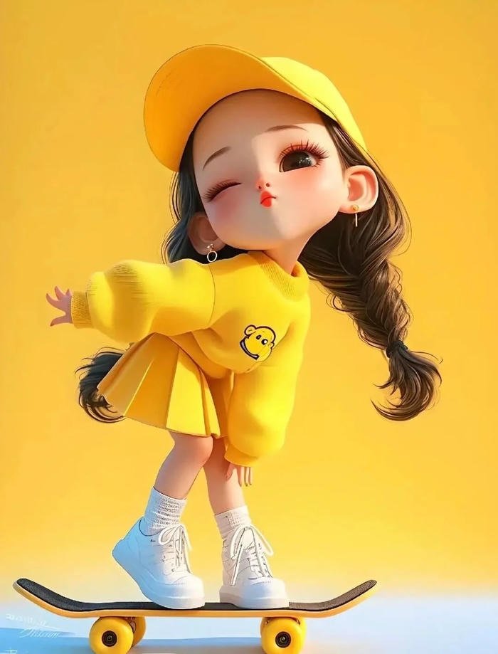 yellow discord pfp lively positive avatar style