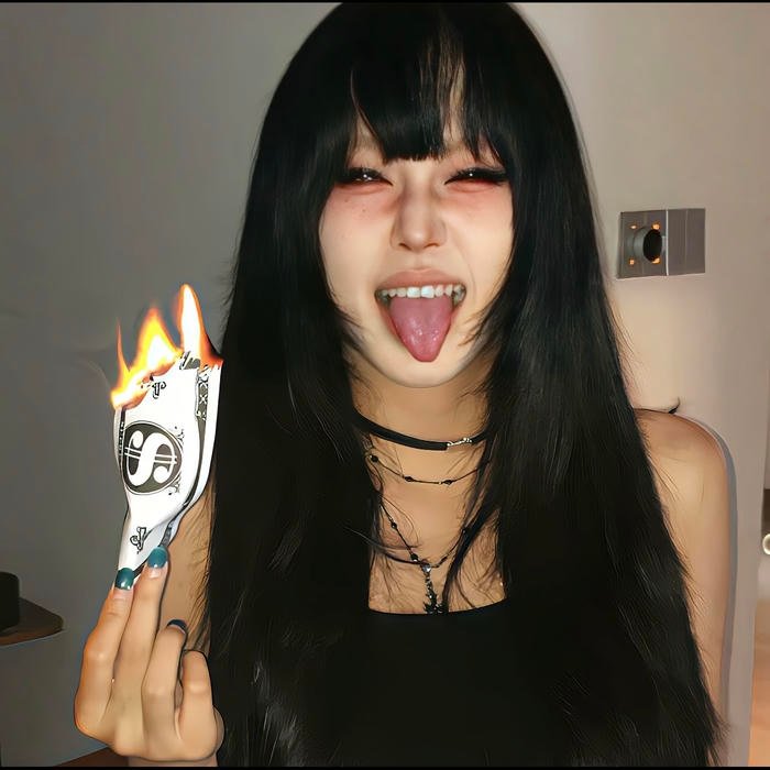 Abstract collage inspired edgy grunge pfp