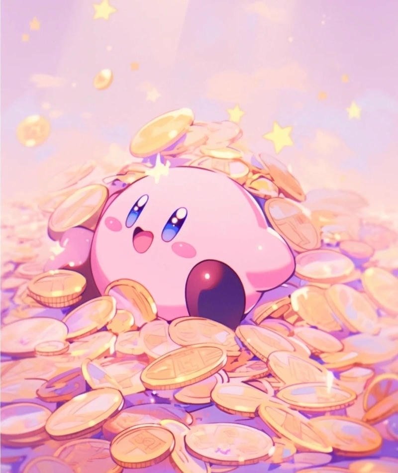 Adorable star hero avatar icon kirby pfp
