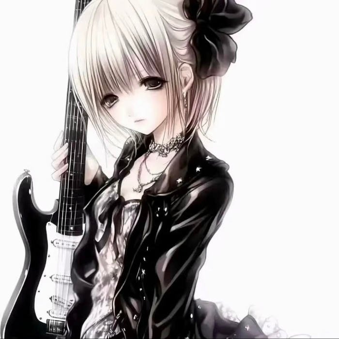 Angled cinematic crop intensifying emo pfp presence