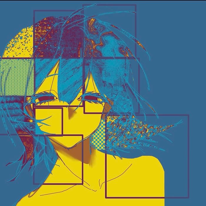 Angled dramatic crop grunge pfp aesthetic portrait