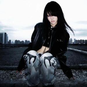 Angsty expression centered edgy grunge pfp