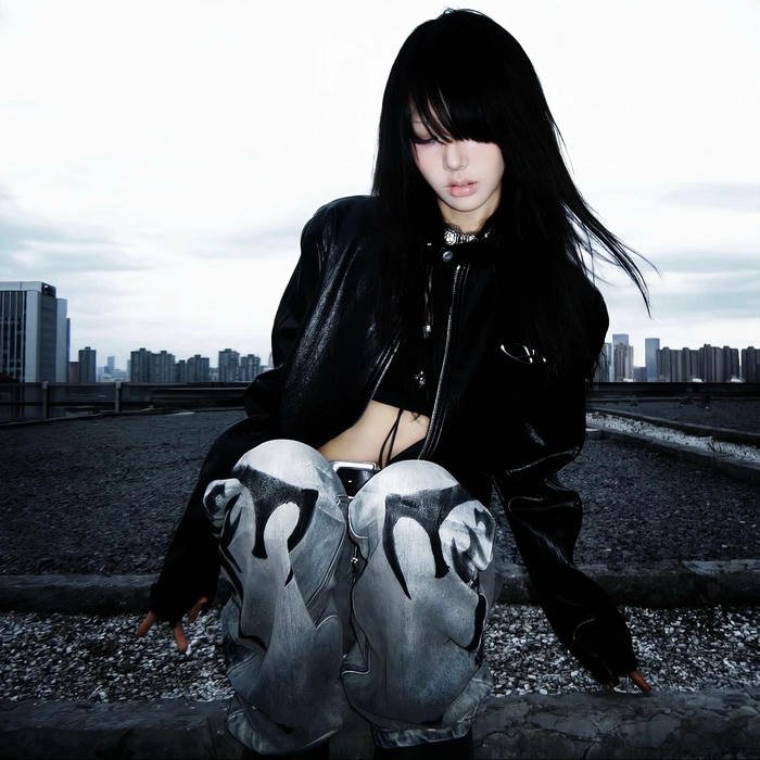 Angsty expression centered edgy grunge pfp