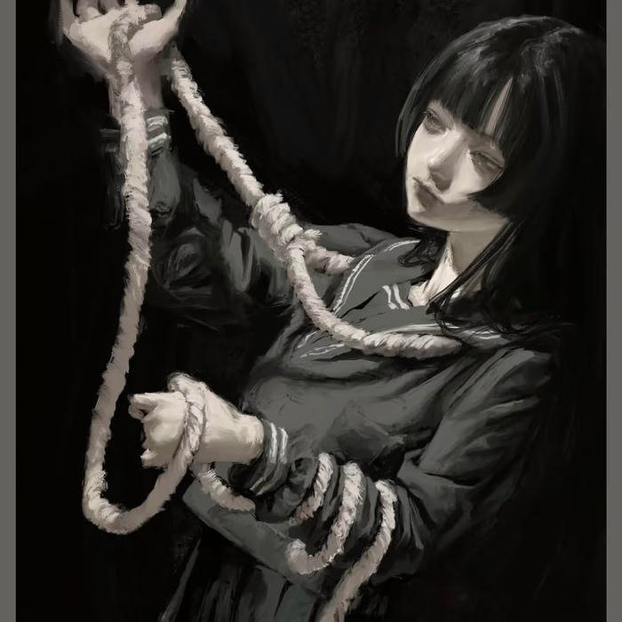 Brooding underground portrait edgy grunge pfp